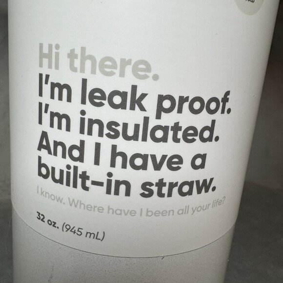 Owala 32oz FreeSip Snow Globe Insulated Stainless Steel Water Bottle NWT - Picture 9 of 10